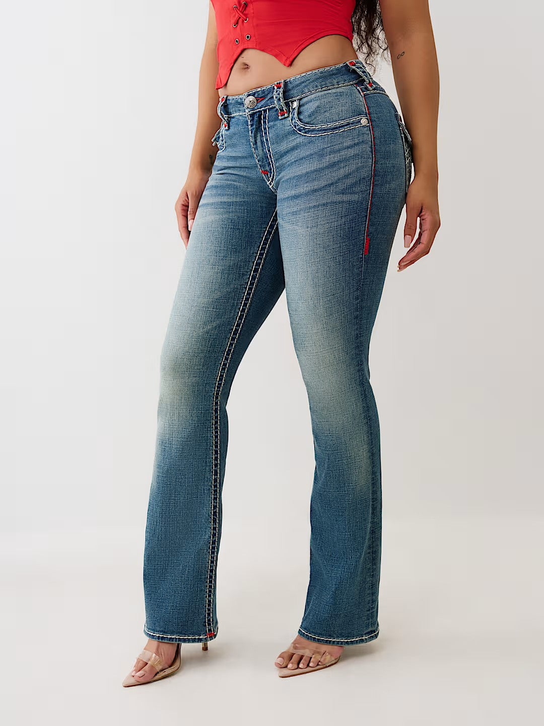 BECCA MR BOOTCUT FLAP SUP T