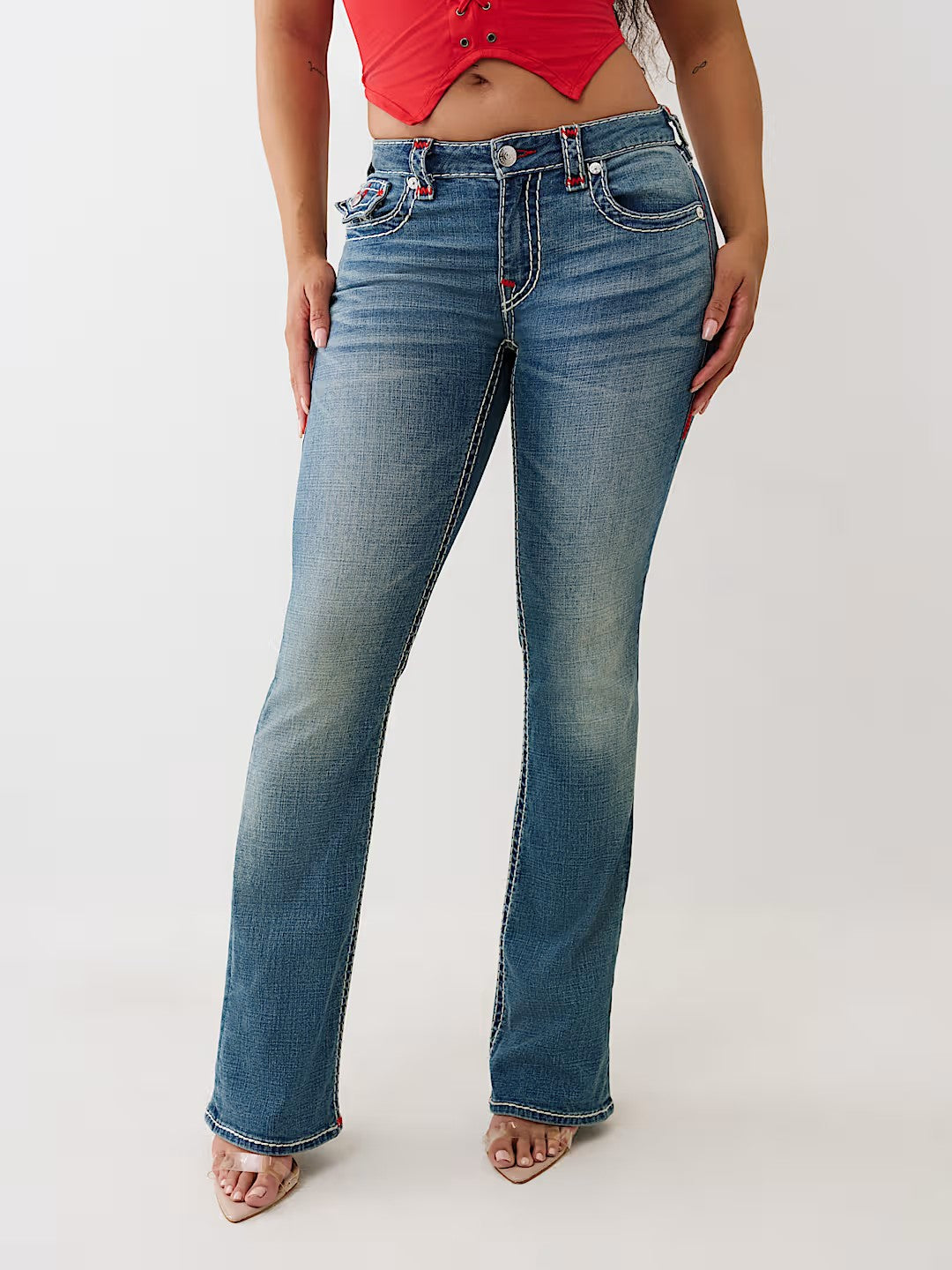 BECCA MR BOOTCUT FLAP SUP T