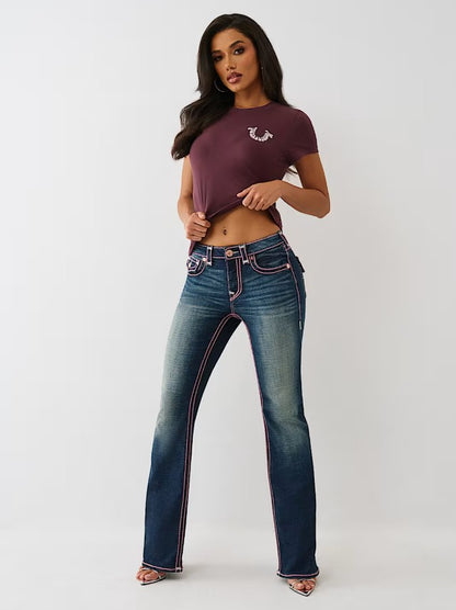 BECCA BOOTCUT FLAP ROPE STITCH