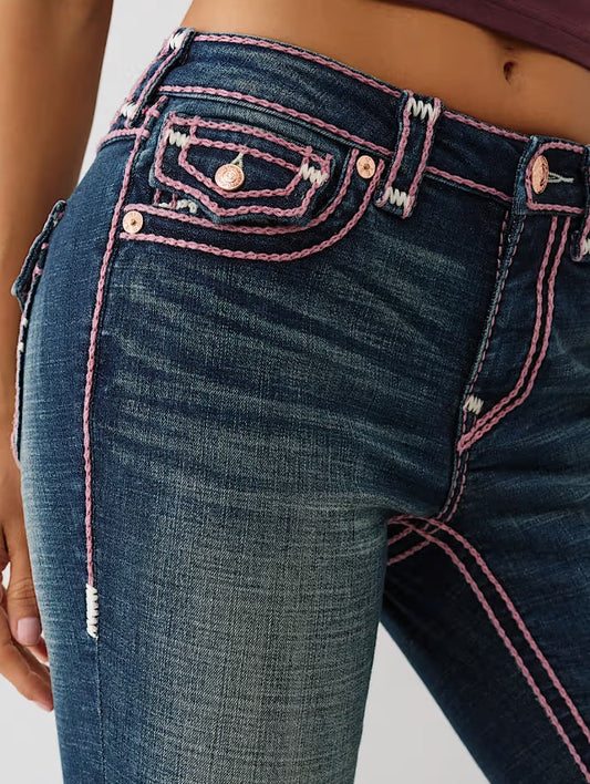 BECCA BOOTCUT FLAP ROPE STITCH