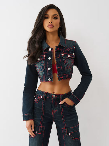 CROP MINI JACKET BIG T
