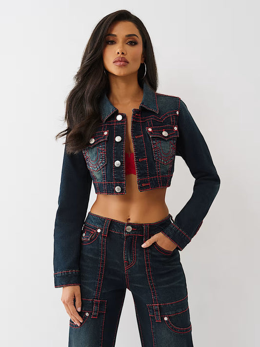 CROP MINI JACKET BIG T