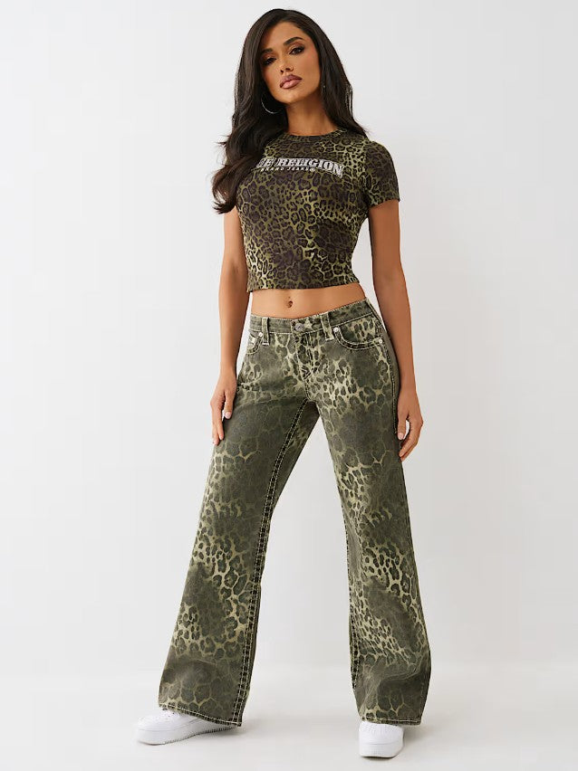 CAMO BOBBI LOW RISE BAGGY BIGT