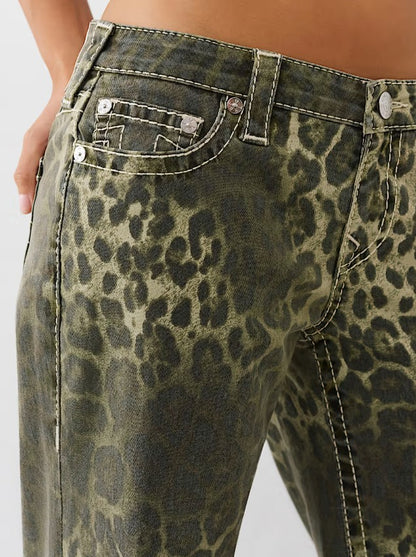 CAMO BOBBI LOW RISE BAGGY BIGT