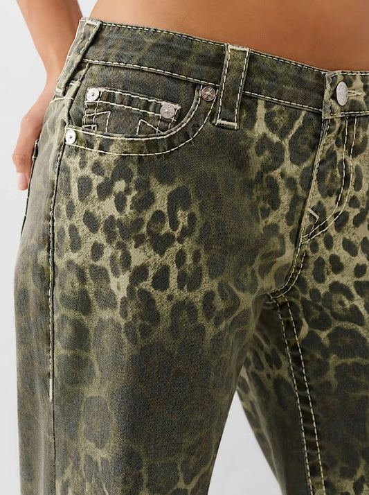 CAMO BOBBI LOW RISE BAGGY BIGT
