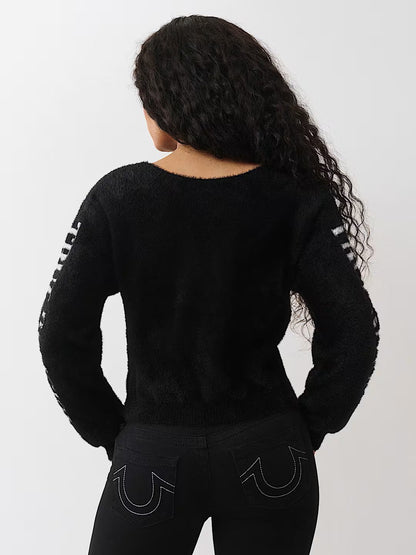 JACQUARD REVERSIBLE SWEATER