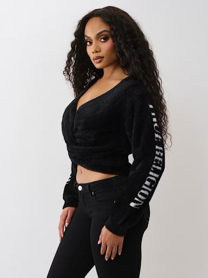 JACQUARD REVERSIBLE SWEATER