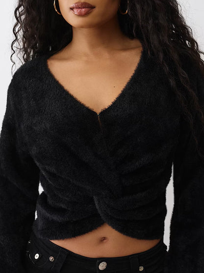 JACQUARD REVERSIBLE SWEATER