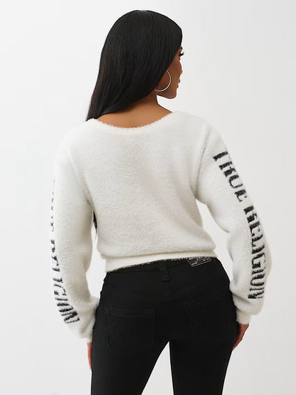 JACQUARD REVERSIBLE SWEATER