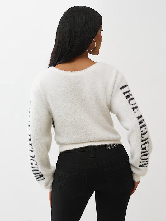 JACQUARD REVERSIBLE SWEATER