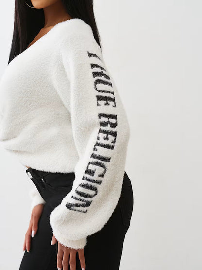 JACQUARD REVERSIBLE SWEATER