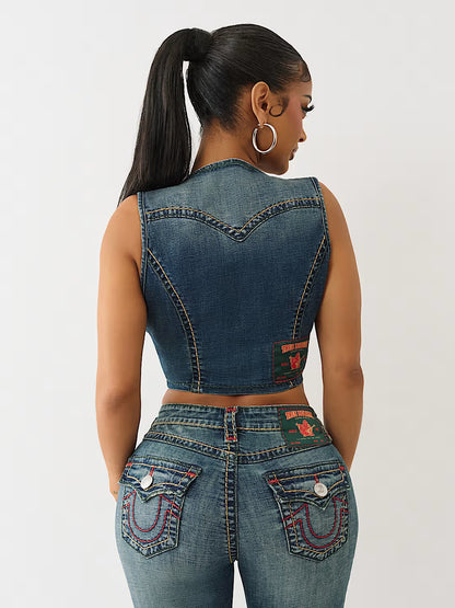 DENIM VEST SUPER T
