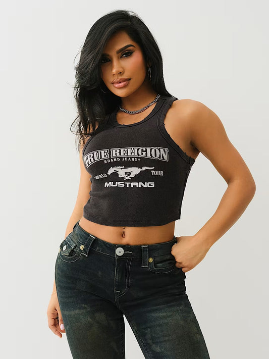 TRXFORD WASHED RACERBACK TANK