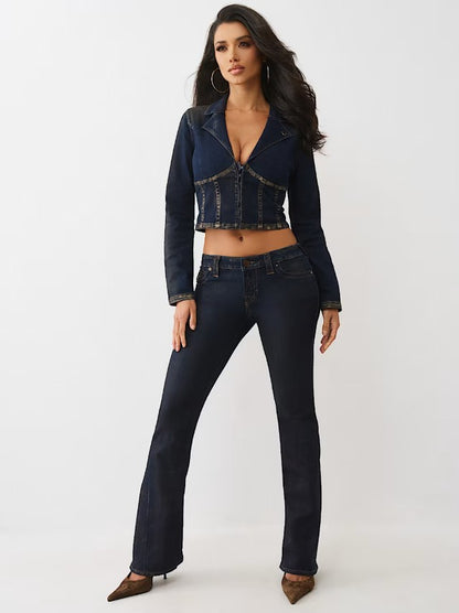 FOIL JOEY LOW RISE FLARE FLAP