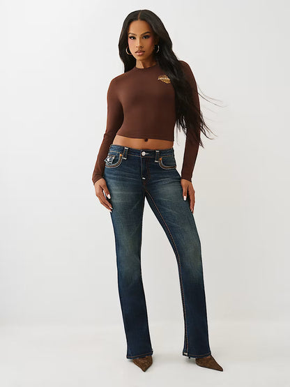BECCA MR BOOTCUT FLAP SUP T