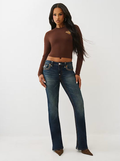 BECCA MR BOOTCUT FLAP SUP T