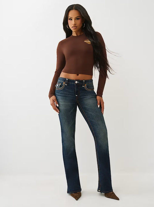 BECCA MR BOOTCUT FLAP SUP T