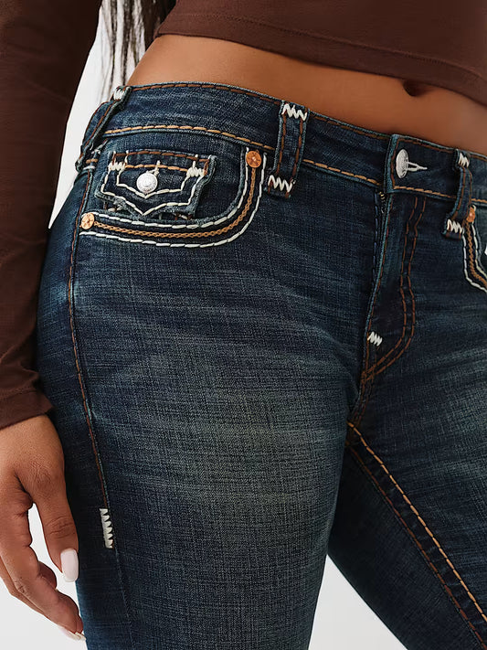 BECCA MR BOOTCUT FLAP SUP T