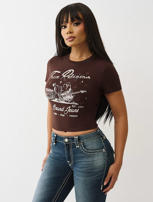 CRYSTAL BUDDHA SS BABY TEE