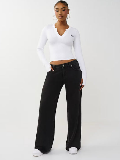 WASHED FLEECE BOBBI PANTS