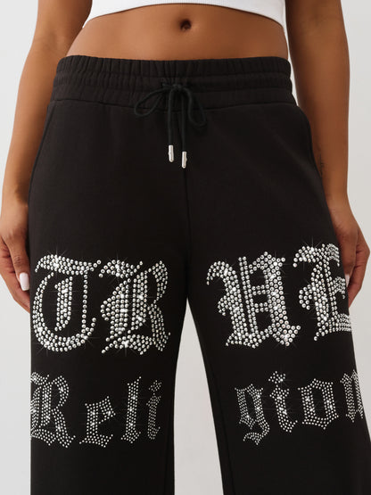 CRYSTAL WIDE LEG PANTS