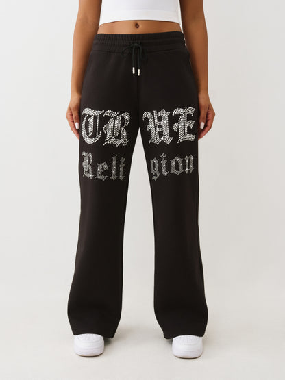 CRYSTAL WIDE LEG PANTS