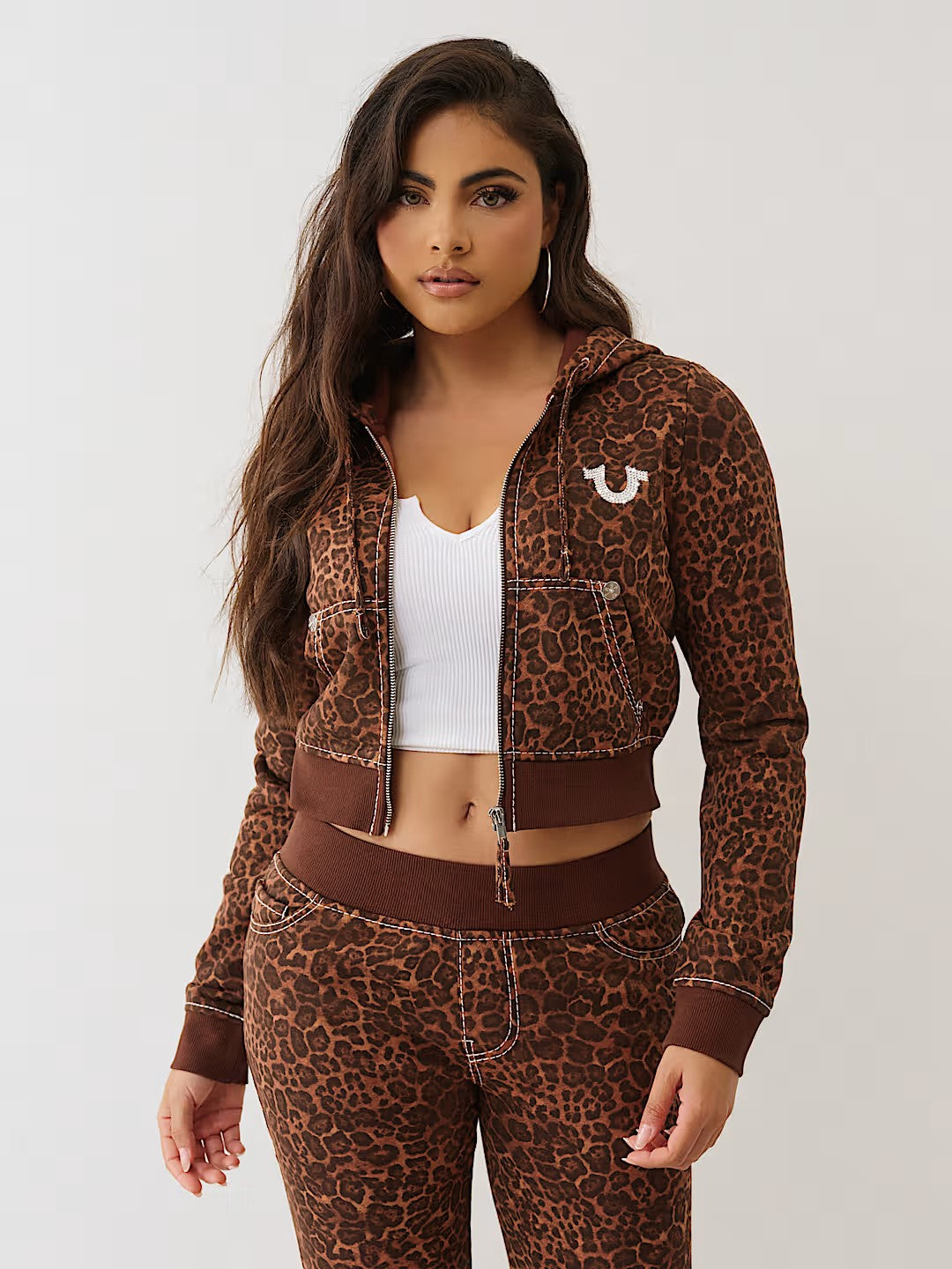 BIG T CRYTAL LEOPARD SHRUNKEN