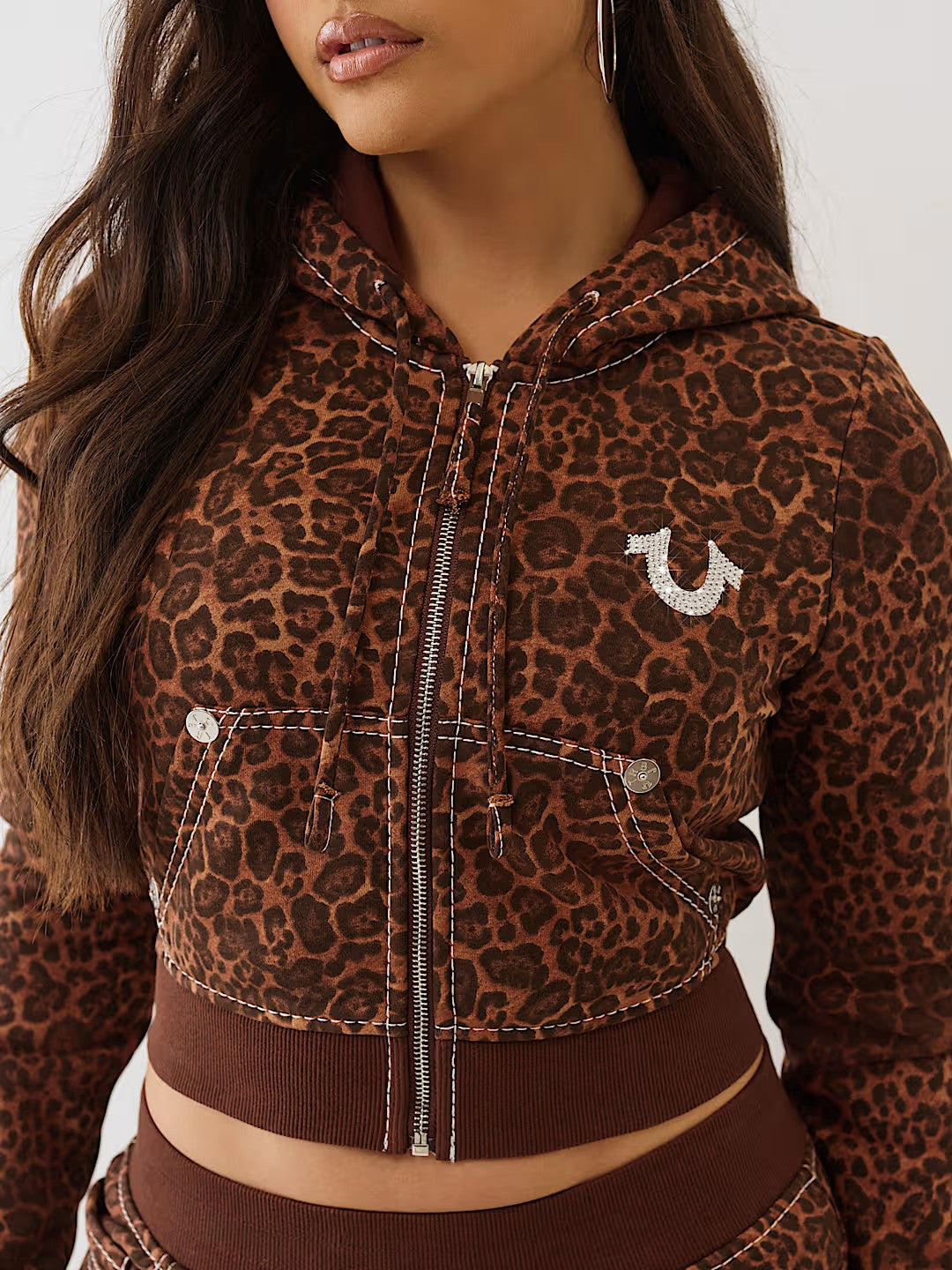 BIG T CRYTAL LEOPARD SHRUNKEN