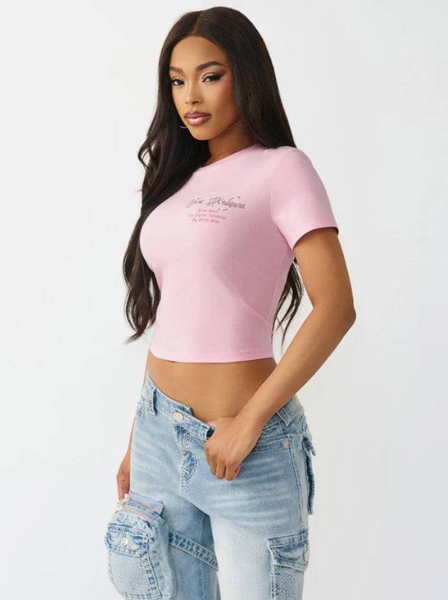 CRYSTAL BUDDHA SS BABY TEE
