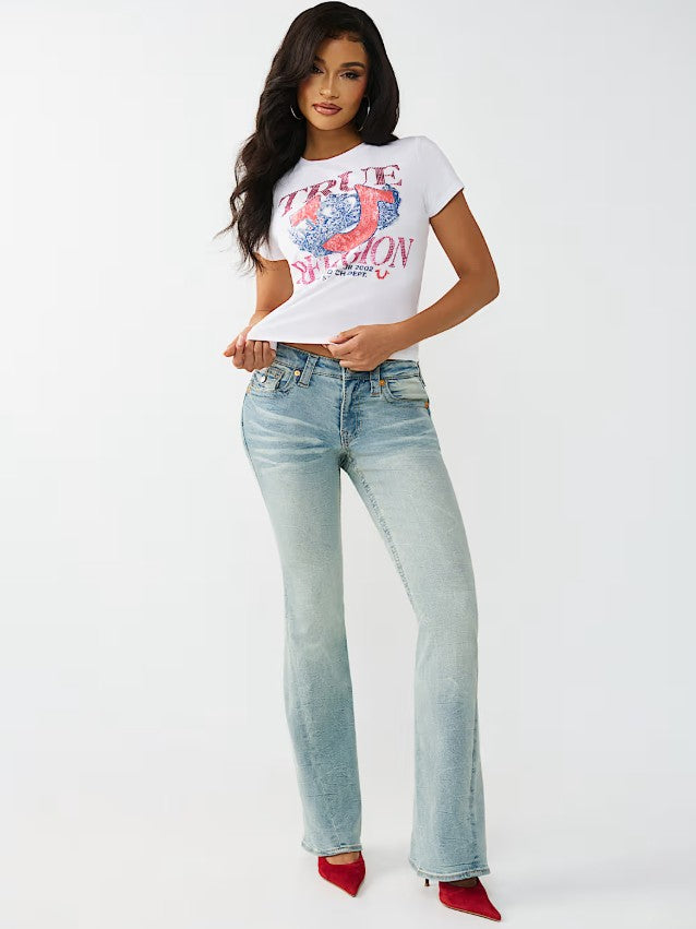 CRYSTAL CLASSIC CREW NECK TEE