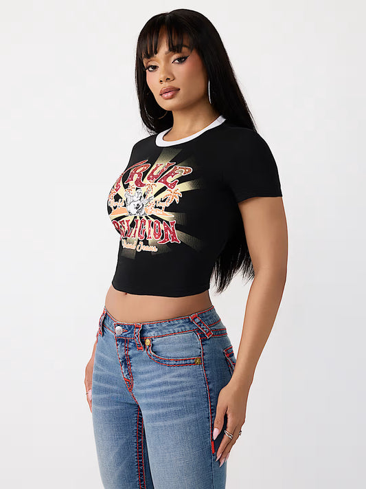 CRYSTAL HERITAGE BABY TEE