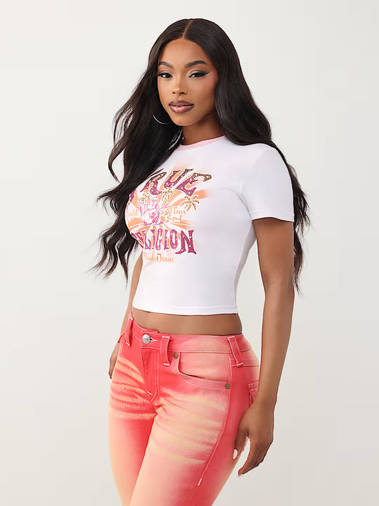 CRYSTAL HERITAGE BABY TEE