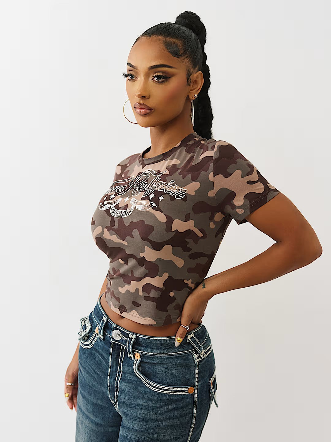 CAMO BABY TEE