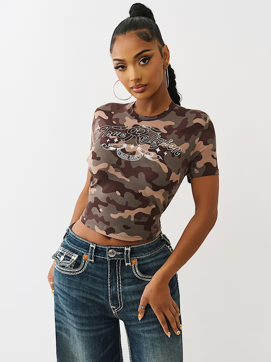 CAMO BABY TEE