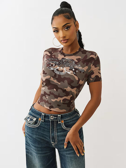 CAMO BABY TEE