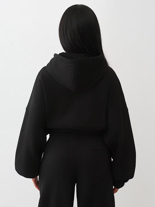 CRYSTAL GF ZIP UP HOODIE