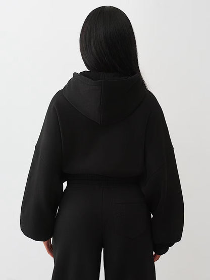 CRYSTAL GF ZIP UP HOODIE