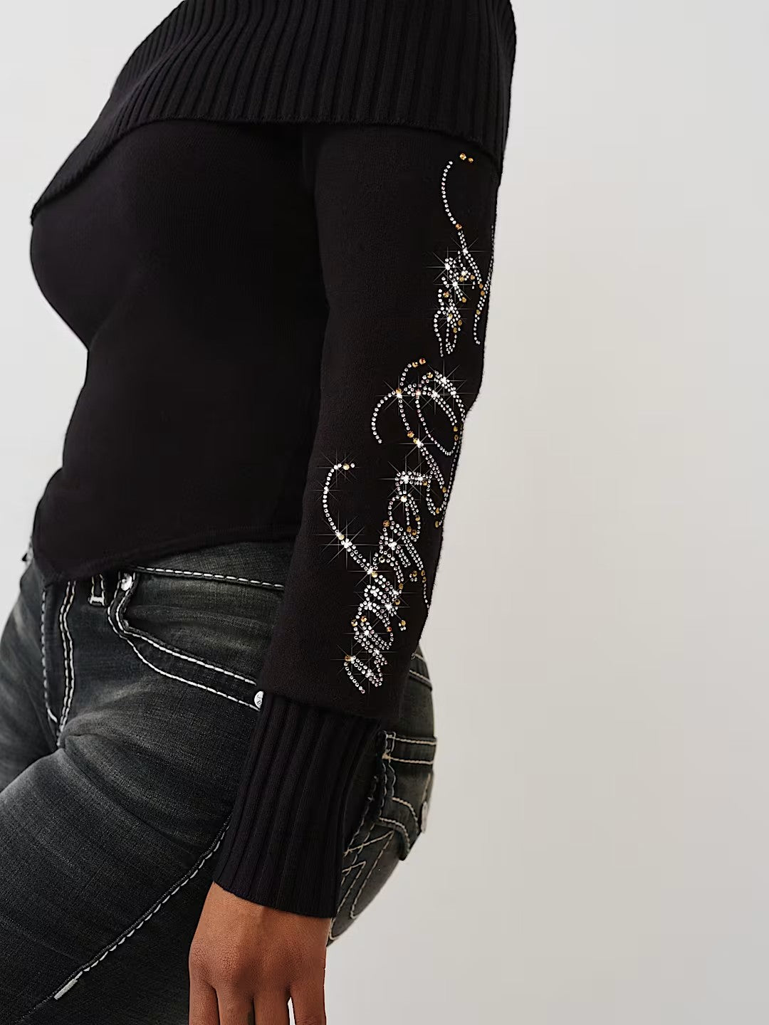 ASYMMETRICAL OFF SHLDR SWEATER