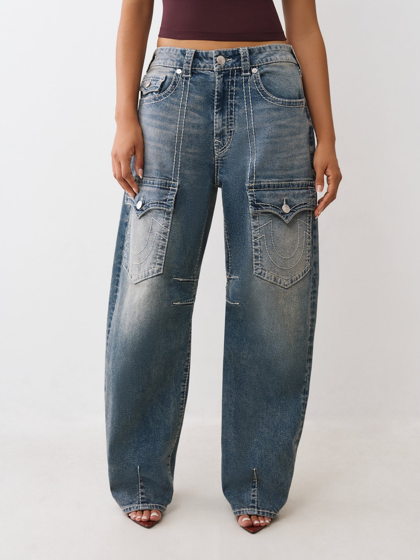 BAILEY BARREL JEAN BIG T FLAP