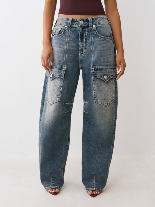 BAILEY BARREL JEAN BIG T FLAP