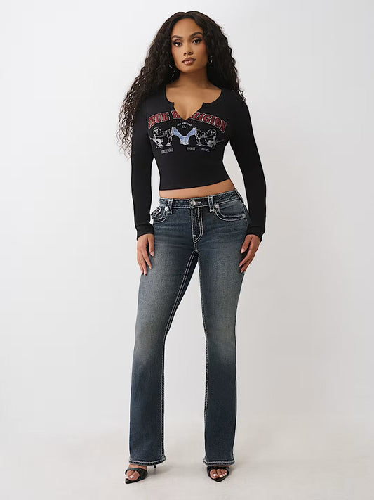 BECCA MR BOOTCUT SUP T FLAP