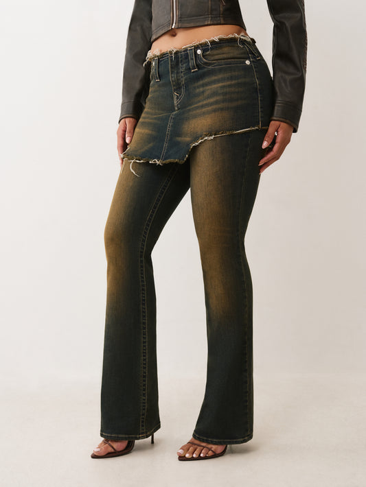 BECCA MR BOOTCUT SKIRT OVERLAY