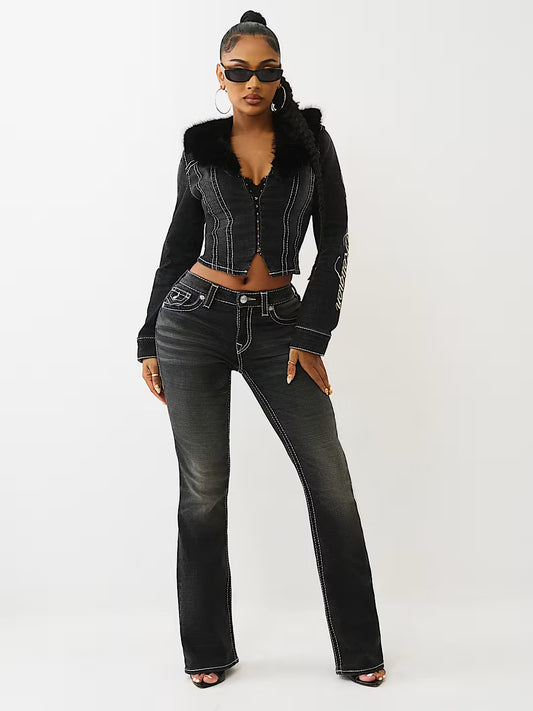 BECCA MR BOOTCUT BIG T FLAP
