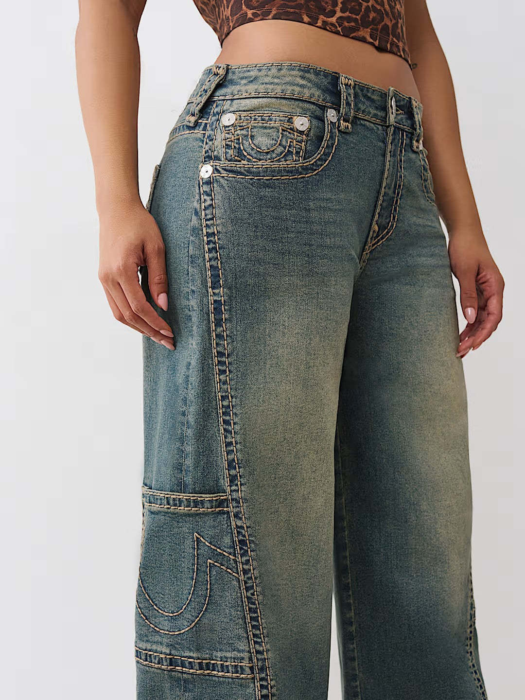 JESSIE TWISTED SEAM BAGGY SUP