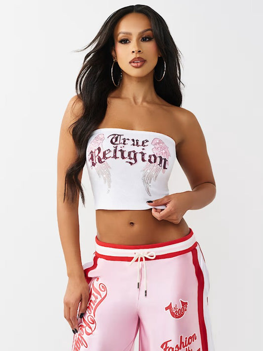 CRYSTAL WING TUBE TOP