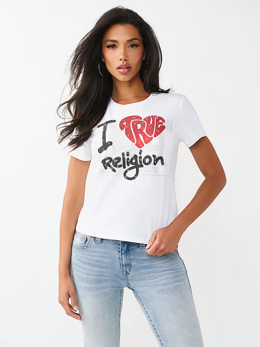 I LOVE TRUE CLASSIC CREW TEE