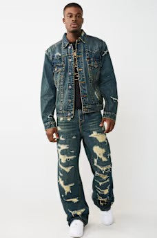 DESTROYED OVRSZD JIMMY JKT SN