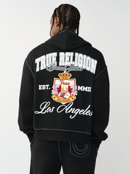 TR CREST BIG T BOXY ZIP UP