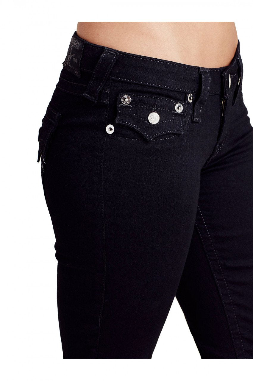 SKINNY FLAP BLACK SN GRY LOGO