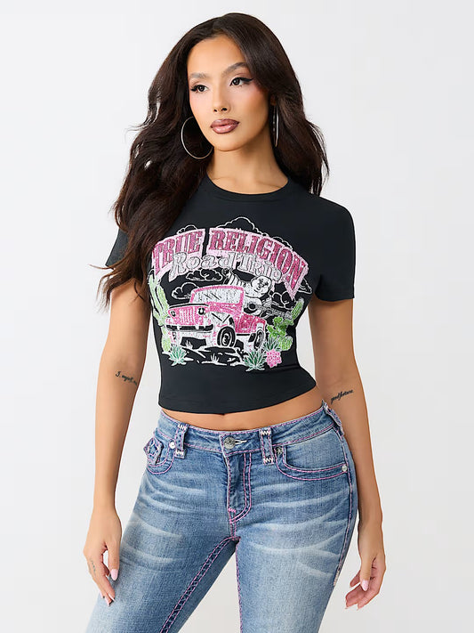 CRYSTAL ROAD TRIP SS BABY TEE